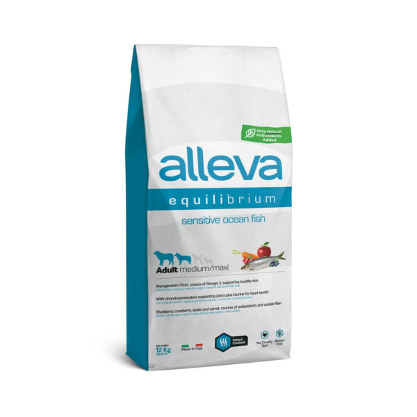 Alleva Equilibrium Dog Adult Sensitive Ψάρι Ωκεανού medium/maxi