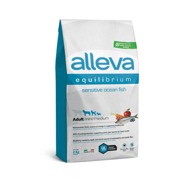 Alleva Equilibrium Dog Adult Sensitive Ψάρι Ωκεανού mini/medium